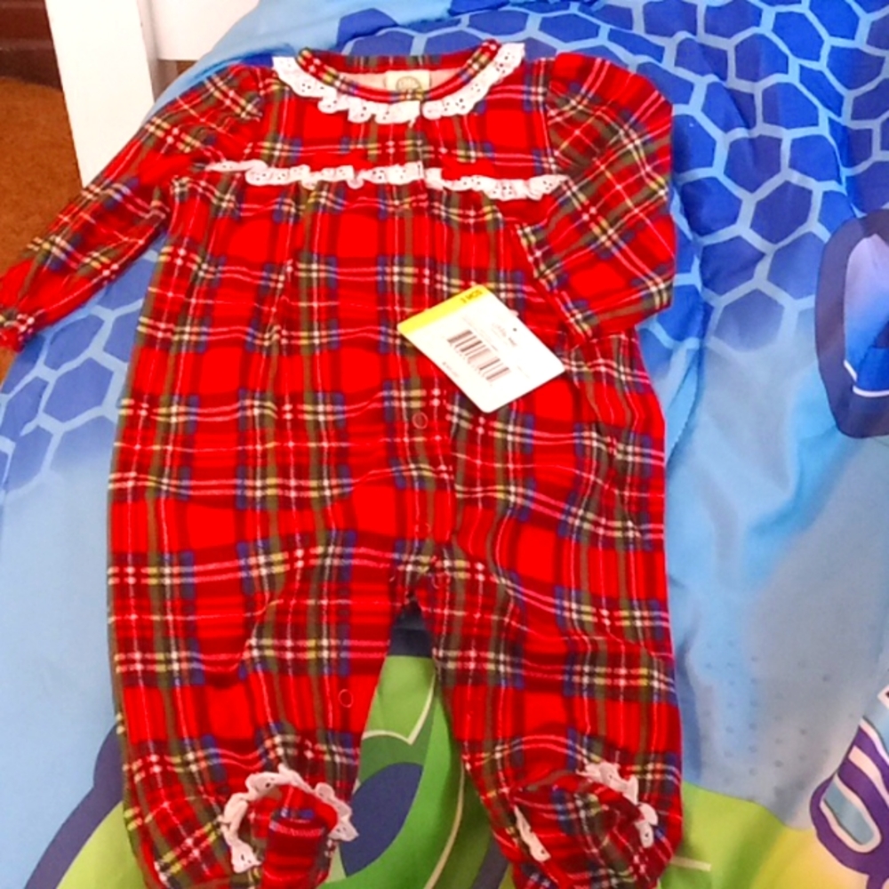 Babygirl footies, 3 months